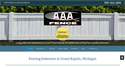 Desktop Screenshot of aaafencellc.com